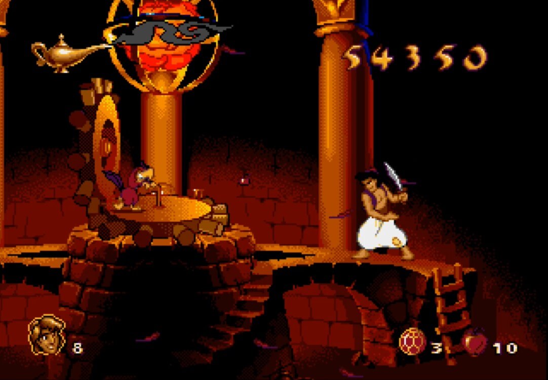 Disney's Aladdin - геймплей игры Sega Mega Drive\Genesis